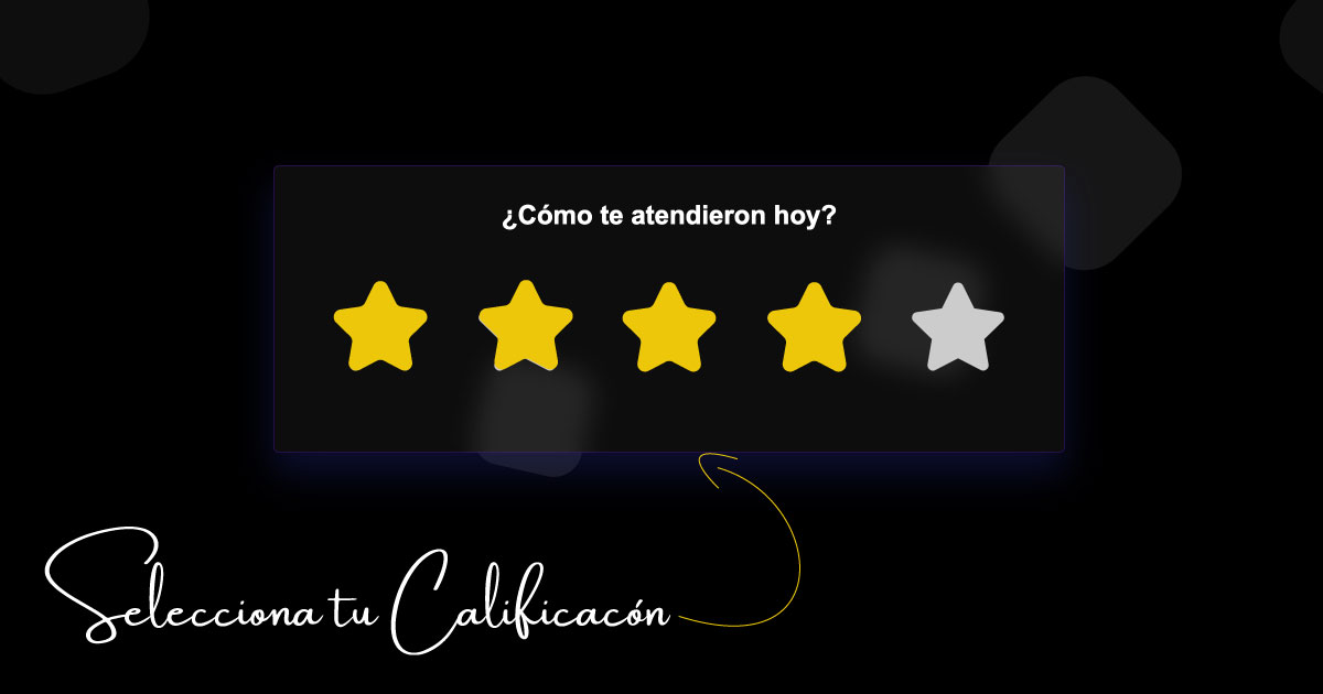 calidficacion por estrellas servicio al cliente